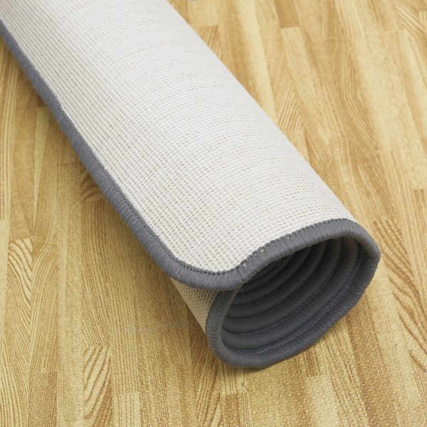 Tapis uni vert foncé en polyamide antidérapant, 71 x 101 po