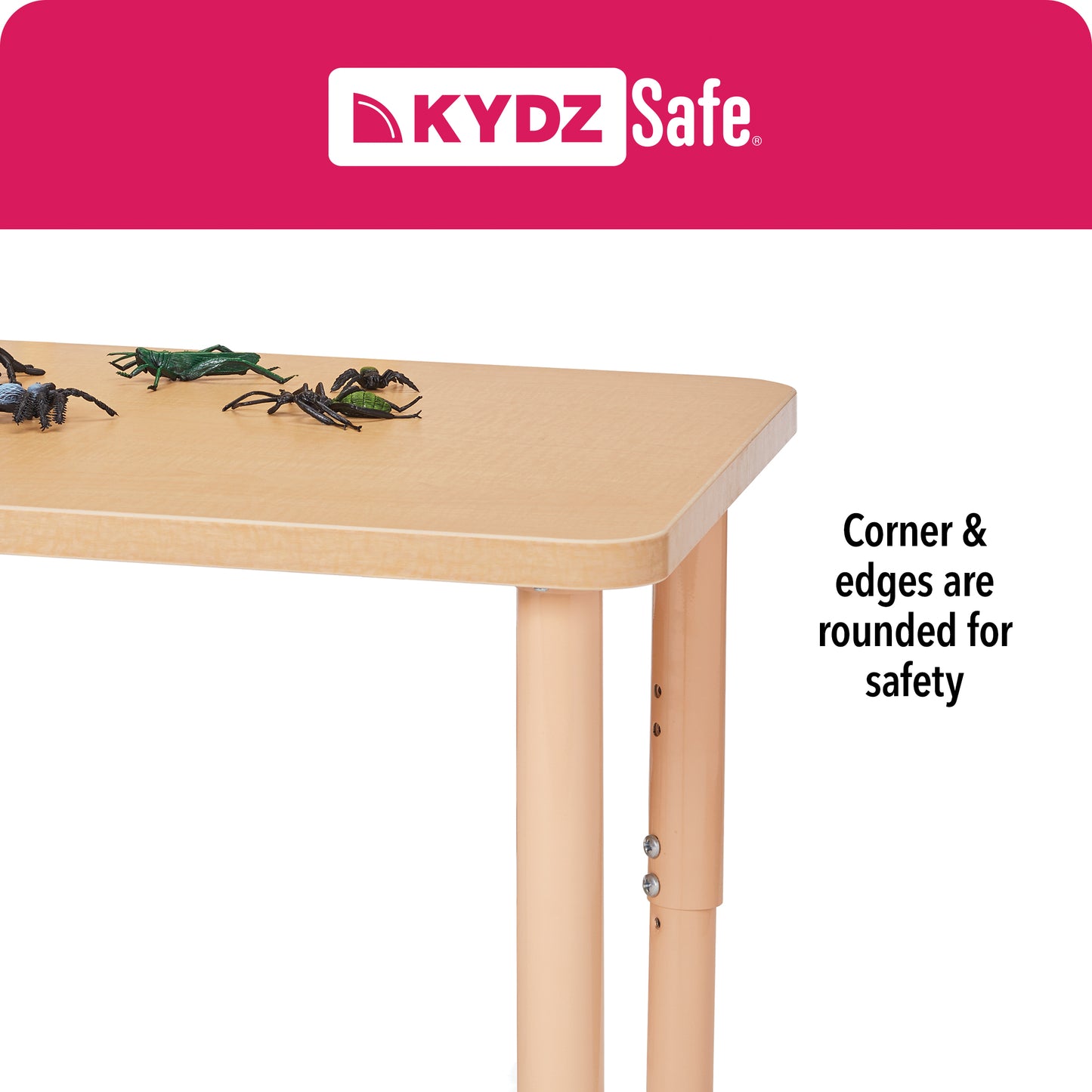 Trapezoid school table - economical model