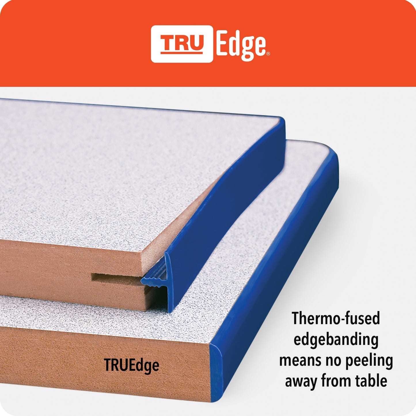 Trapezoid school table - economical model