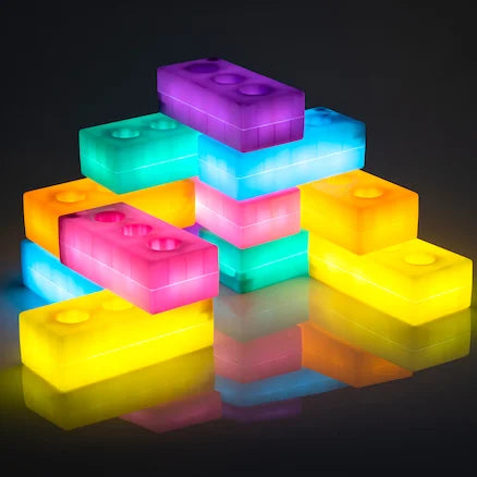 Set of 12 rechargeable light bricks