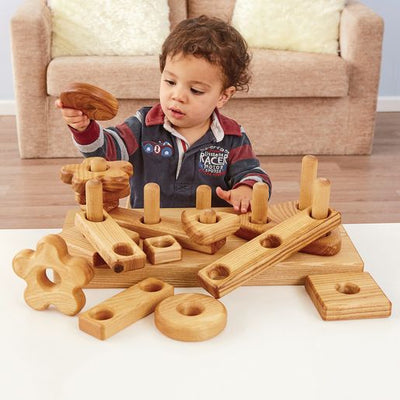 Wooden construction set