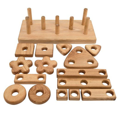 Wooden construction set