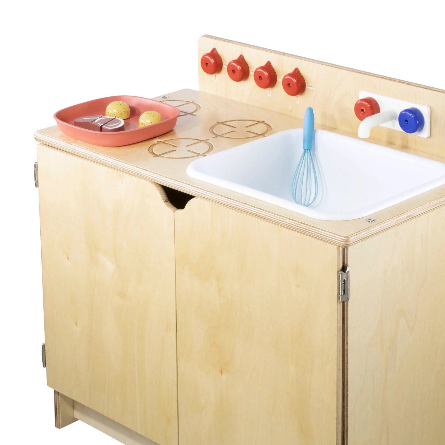 Cuisinière & Évier Combo en bois
