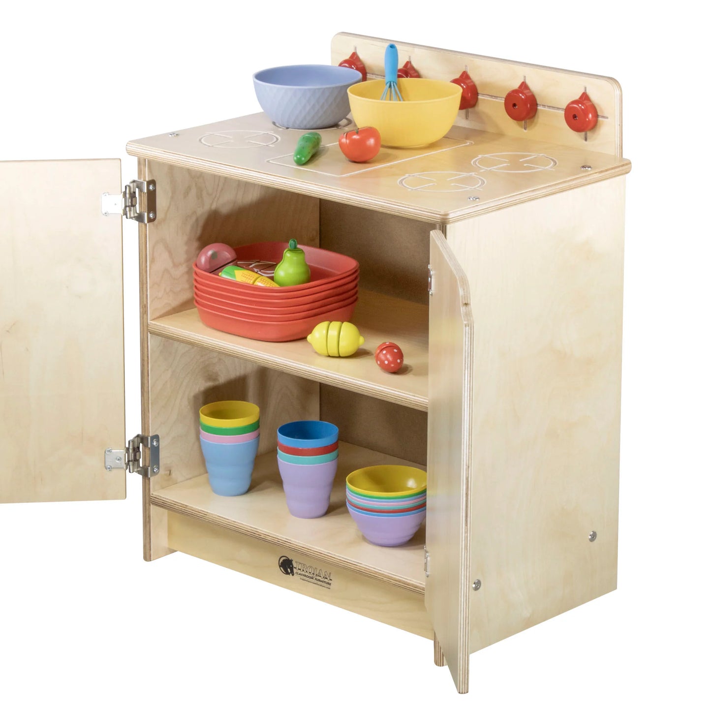 Cuisinette éducative en bois - Poêle