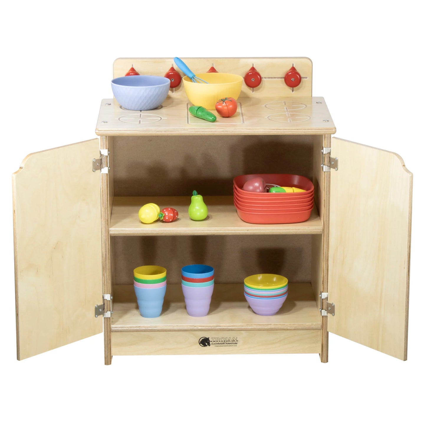 Cuisinette éducative en bois - Poêle
