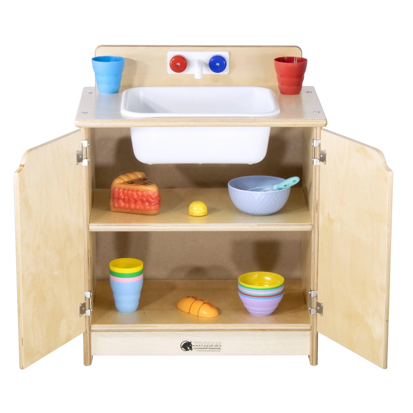 Cuisinette éducative en bois - Évier
