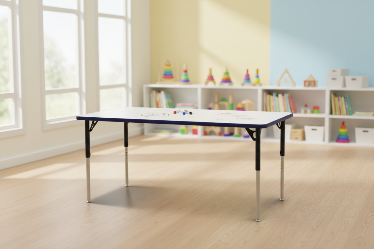 Table rectangulaire à hauteur ajustable - Tableau effacable – Petite | MityBilt