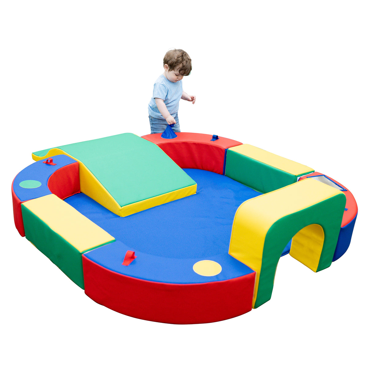 Anneau de jeu avec tunnel et glissade Children's Factory