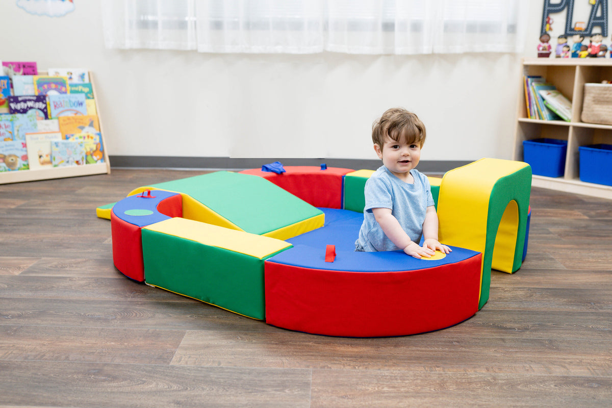 Anneau de jeu avec tunnel et glissade Children's Factory