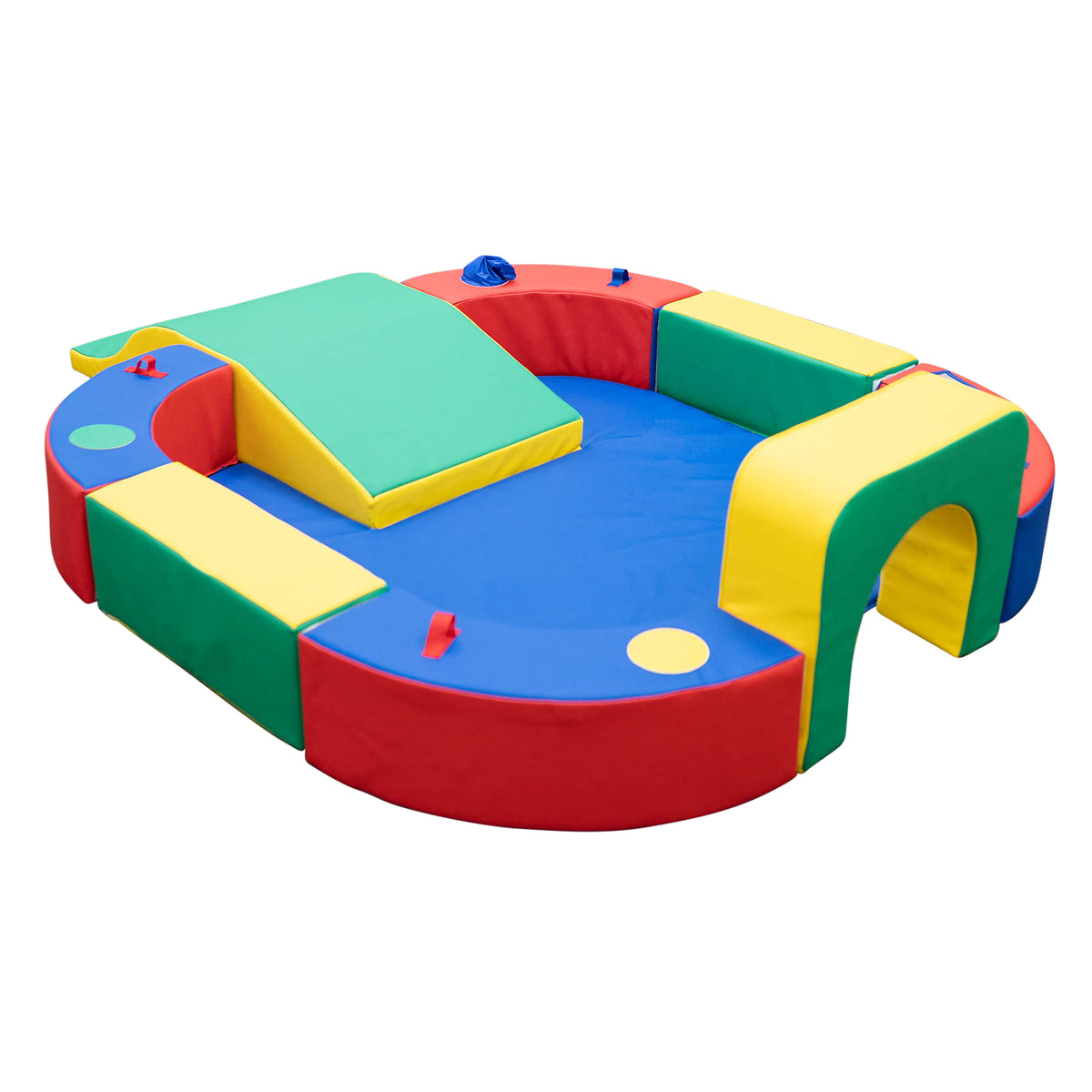 Anneau de jeu avec tunnel et glissade Children's Factory