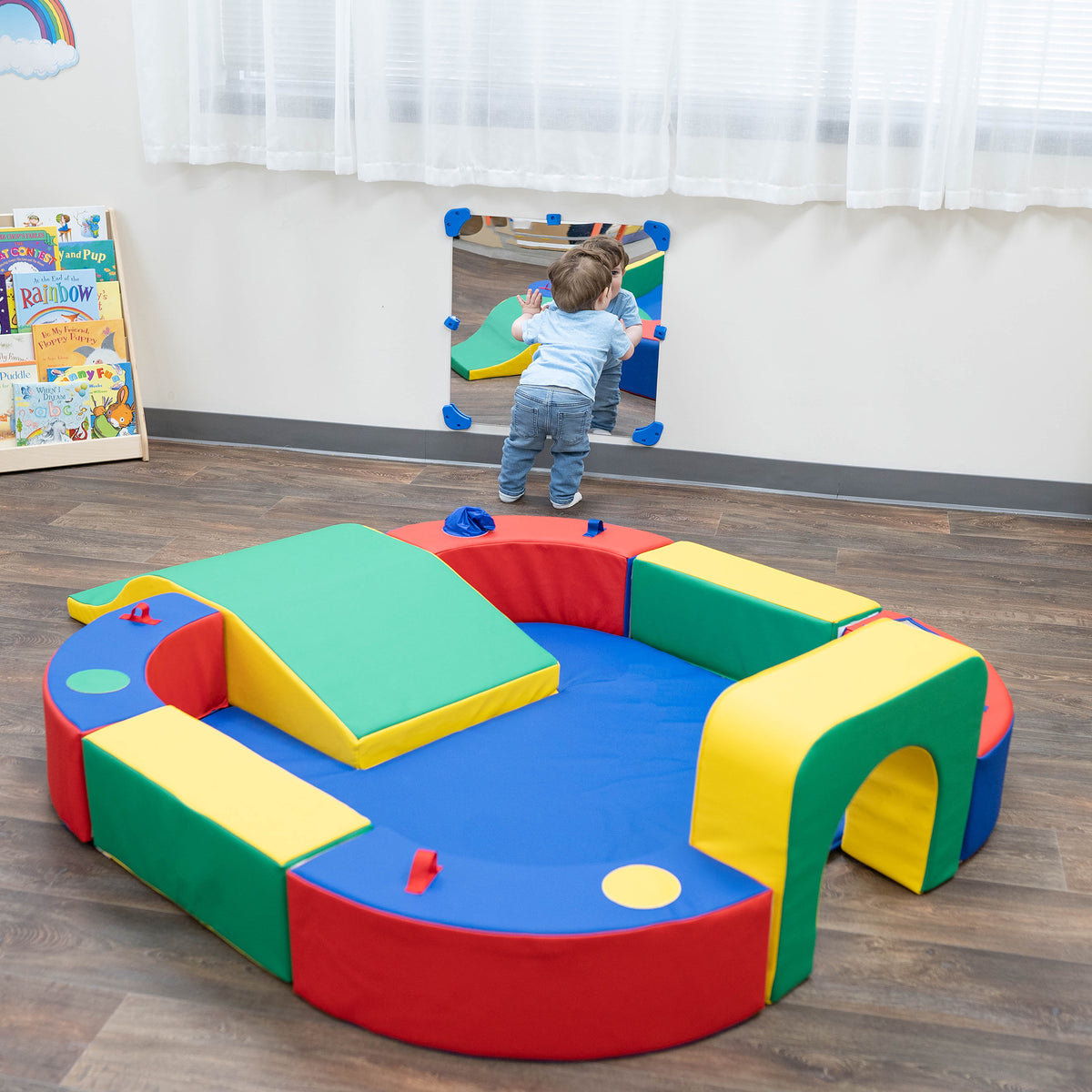 Anneau de jeu avec tunnel et glissade Children's Factory