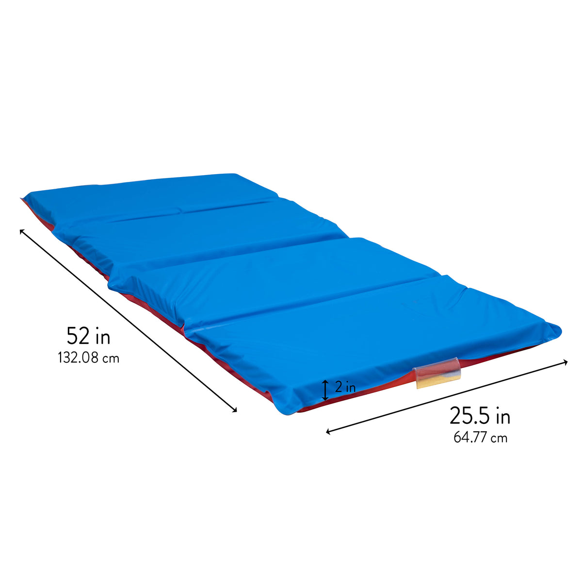 Matelas de sieste pliant 4 sections 2 po Children's Factory