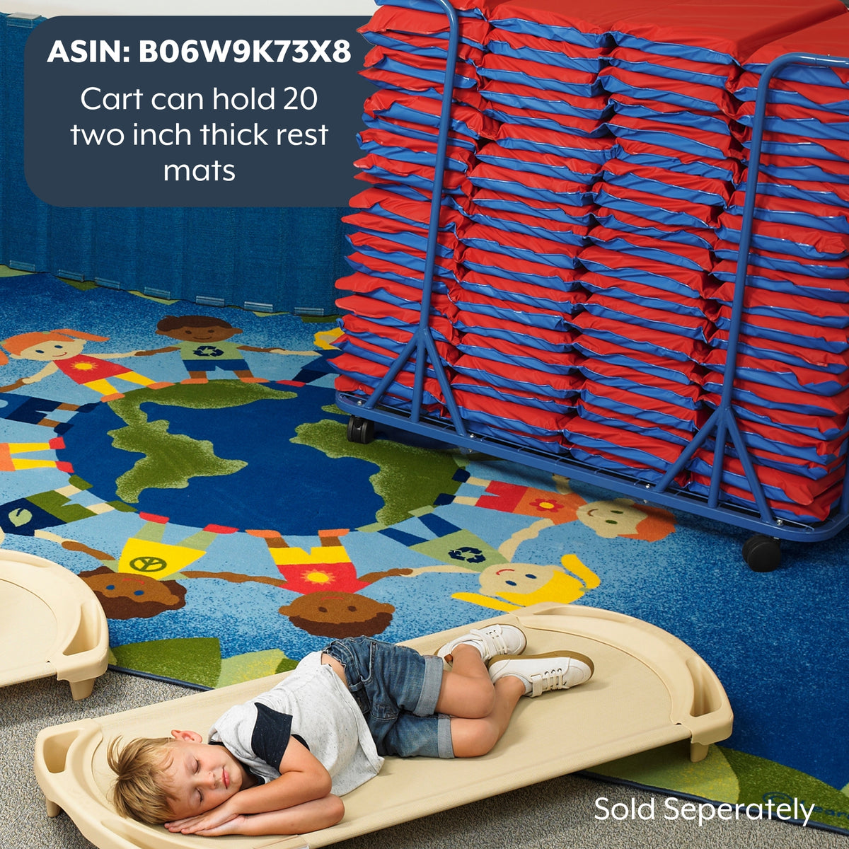 Matelas de sieste pliant 4 sections 2 po Children's Factory