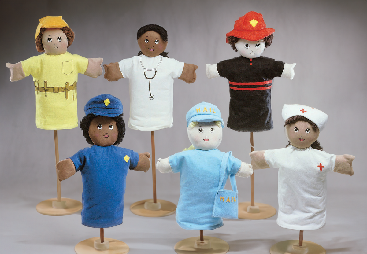 Marionnettes à main métiers 9 po Children's Factory