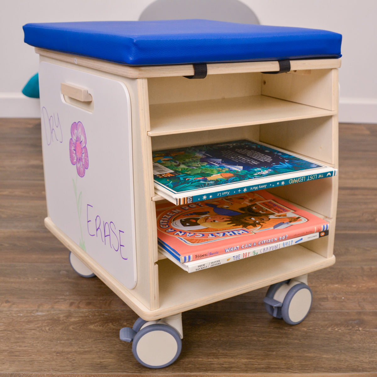 Tabouret mobile avec rangement Children's Factory