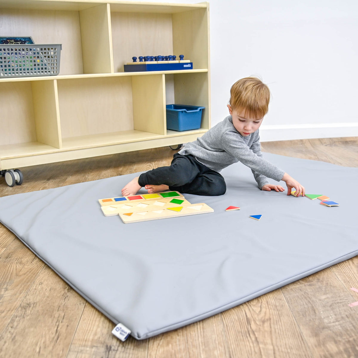 Tapis de sol réversible en mousse et similicuir, 4 x 5 pi, 1 po d'épaisseur