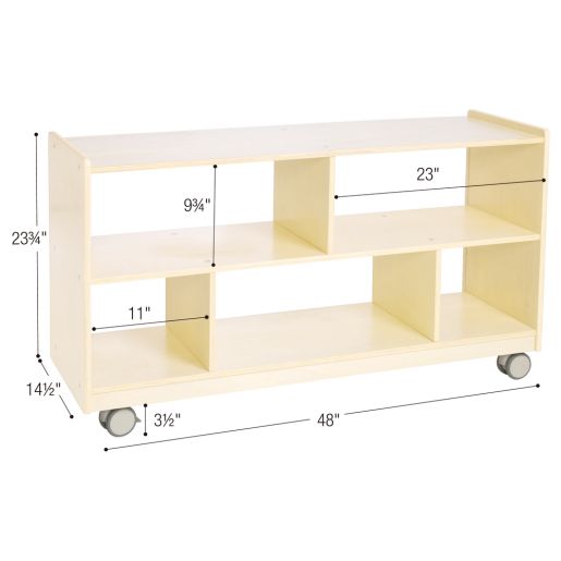 Rangement mobile bambin dos transparent 24 po Children's Factory