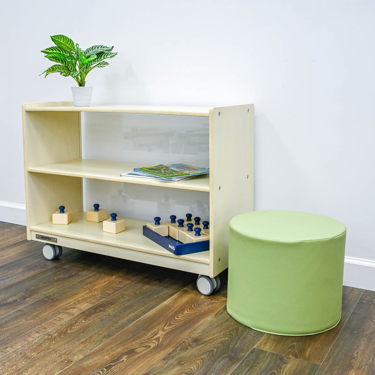 Rangement mobile dos transparent 24 po Children's Factory
