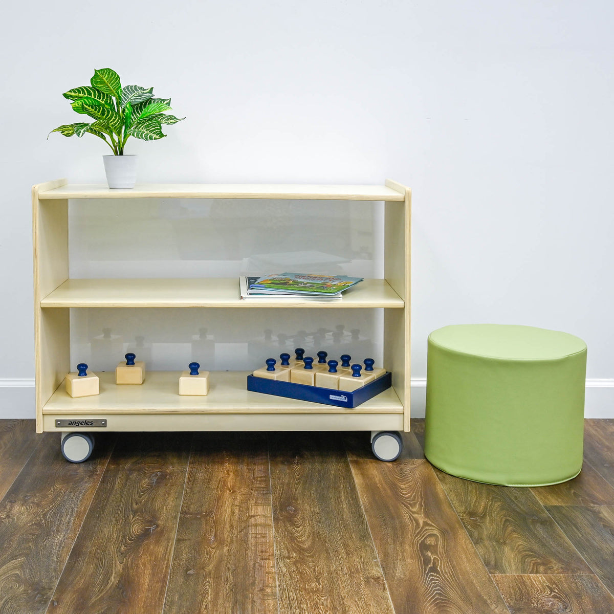 Rangement mobile dos transparent 24 po Children's Factory