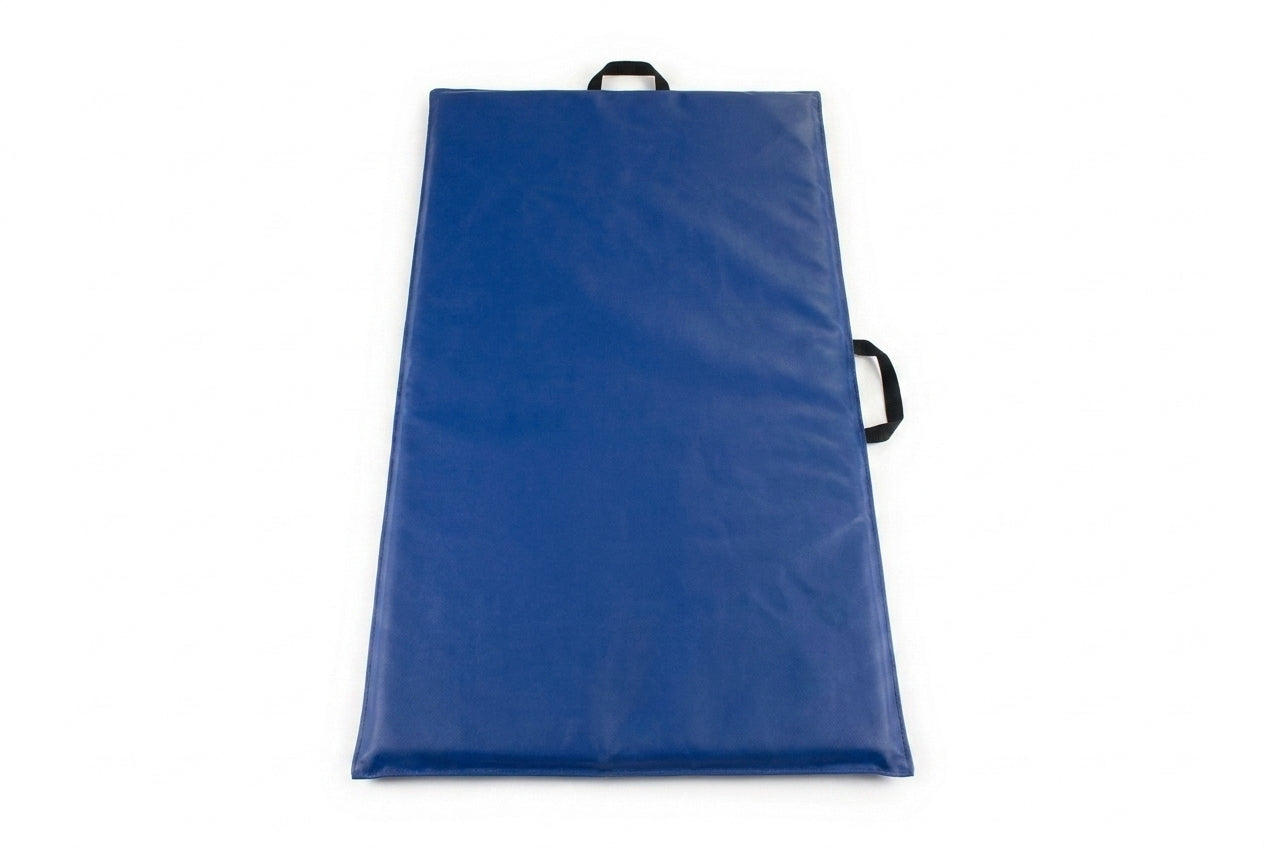 Matelas de sol et de sieste 1.5" avec 2 poignées – Bleu