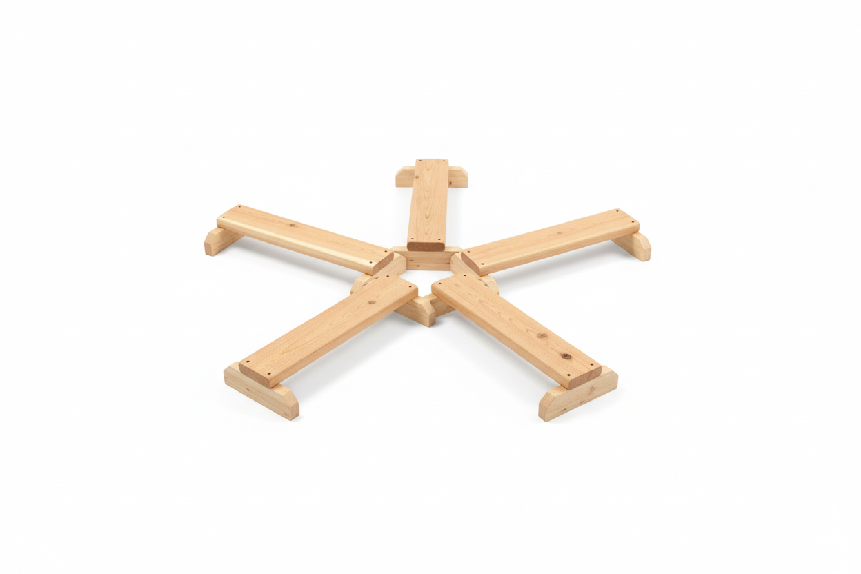 Ensemble de planches d'équilibre en bois