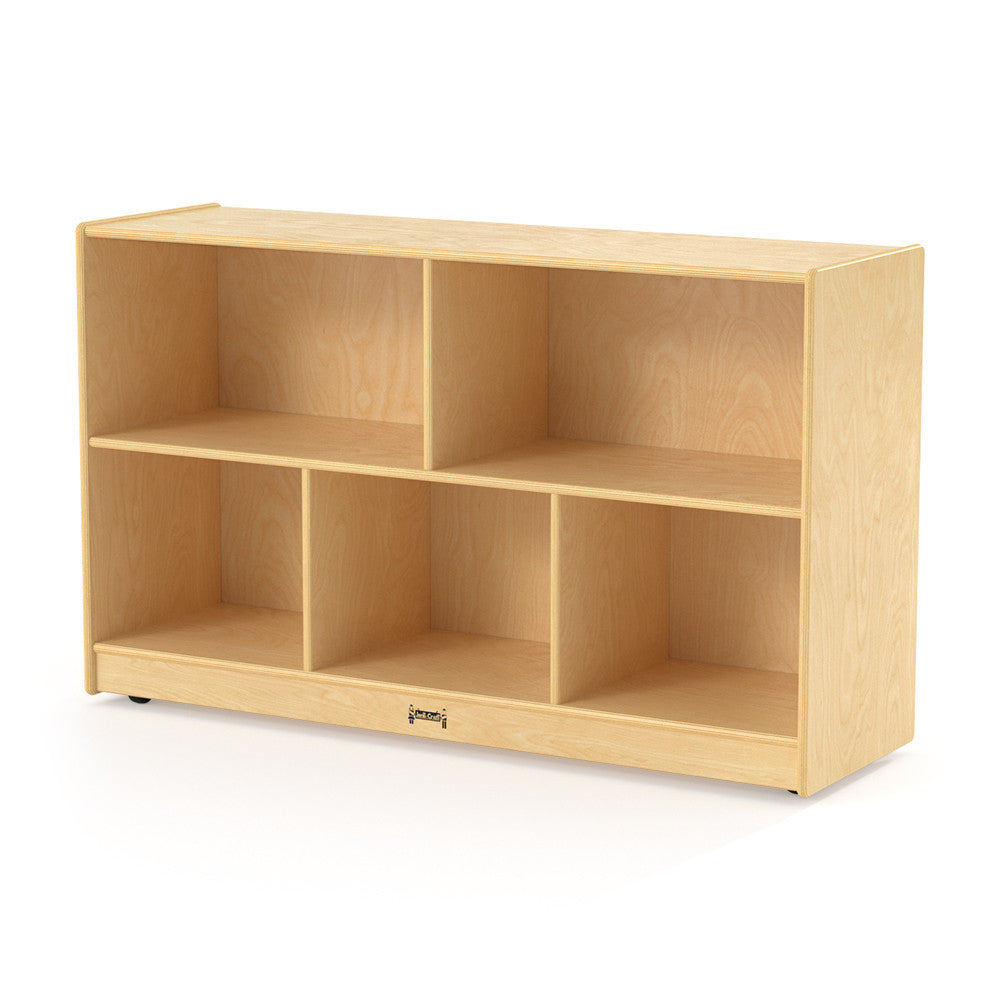 Meuble de rangement pour CPE et garderie sur roulettes | 18 mois à 3 ans | 29.5" de haut