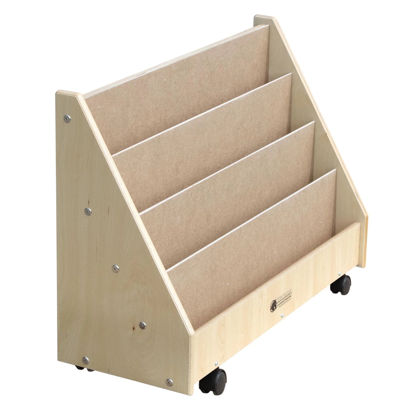 Présentoir à livres - 4 tablettes en bois