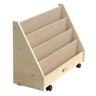 Présentoir à livres - 4 tablettes en bois