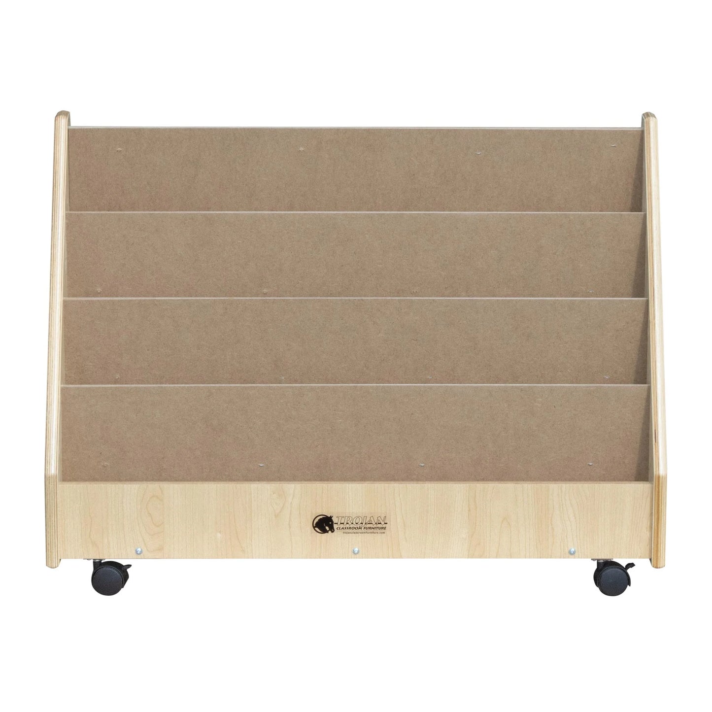 Présentoir à livres - 4 tablettes en bois