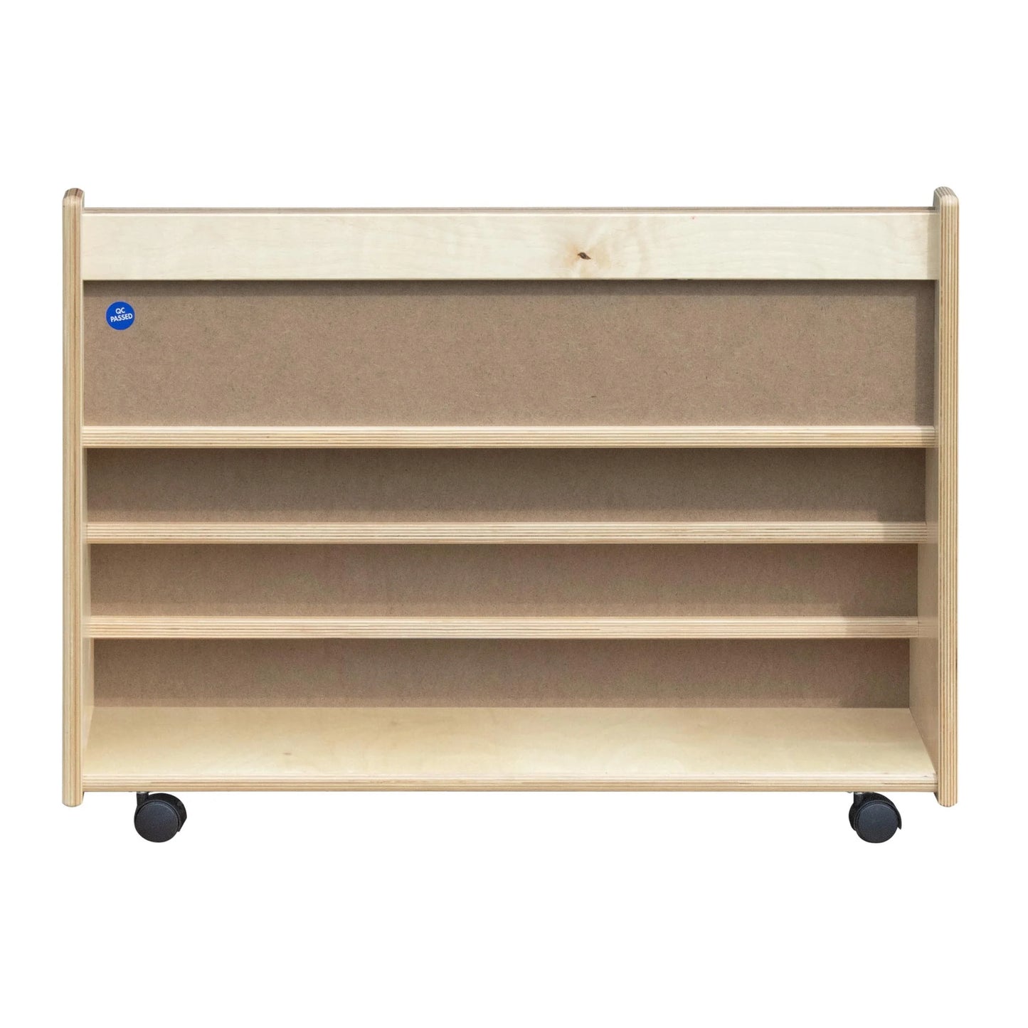 Présentoir à livres - 4 tablettes en bois