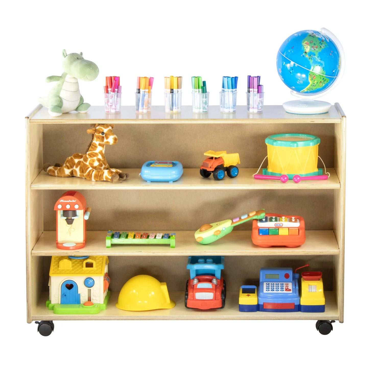 Rangement à 2 tablettes réglables