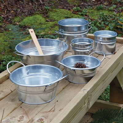 Metal Bucket Set