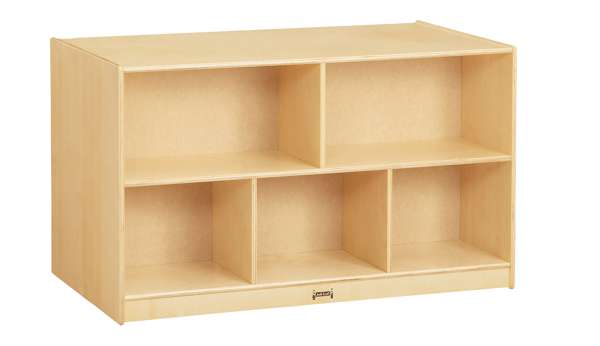 Two-sided storage cabinet