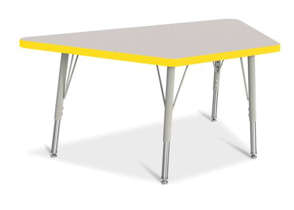 Trapezoid school table - economical model