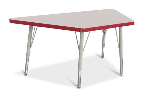 Trapezoid school table - economical model