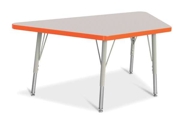 Trapezoid school table - economical model