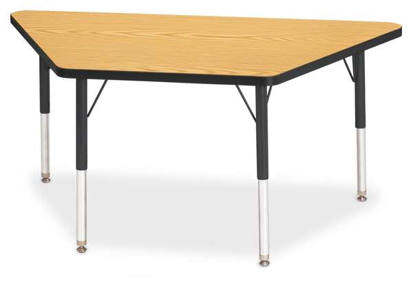 Trapezoid school table - economical model