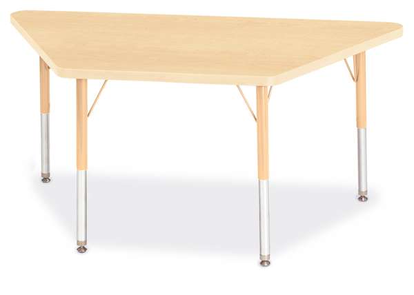 Trapezoid school table - economical model