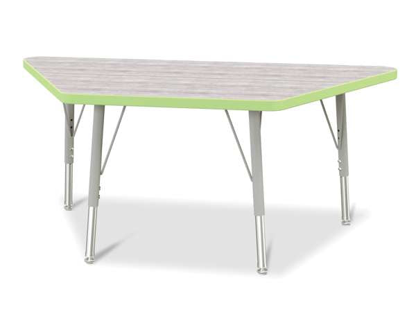 Trapezoid school table - economical model